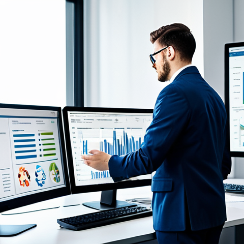 클라우드 서비스의 비용 예측 및 관리 - **Prompt:** A data analyst, fully clothed in professional attire, reviewing cost optimization dashbo...